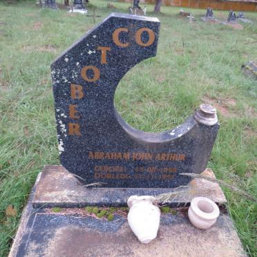 OCTOBER Abraham John Arthur 1950-1997