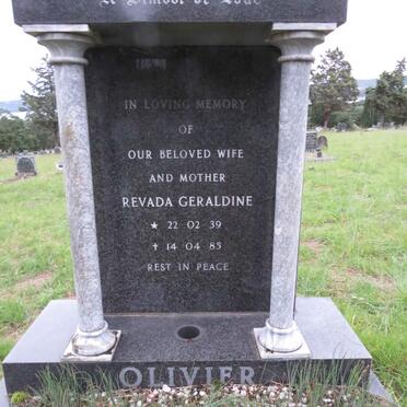 OLIVIER Revada Geraldine 1939-1985
