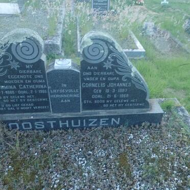 OOSTHUIZEN Cornelis Johannes 1887-1969 & Salomina Catherina 1888-1966