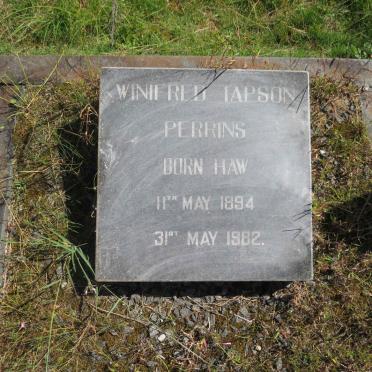PERRINS Winifred Tapson nee HAW 1894-1982