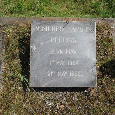 PERRINS Winifred Tapson nee HAW 1894-1982