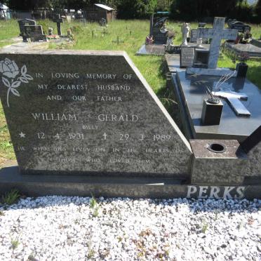 PERKS William Gerald 1931-1989 &amp; Marie 1937-2015