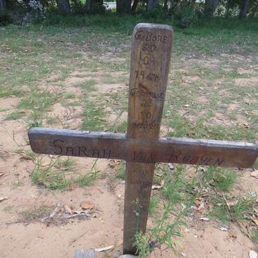 ROOYEN Sarah, van 1947-2020