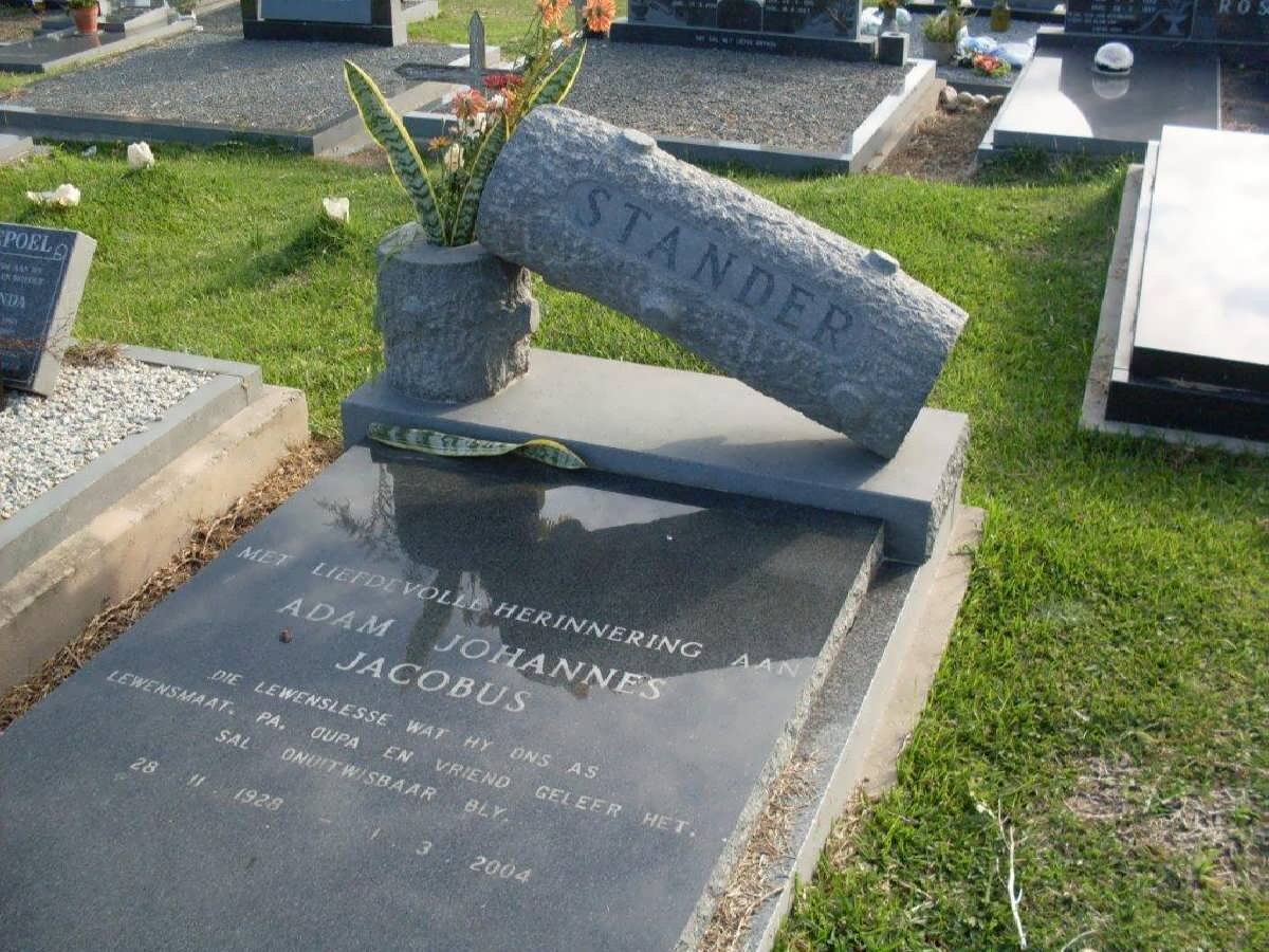 STANDER Adam Johannes Jacobus 1928-2004