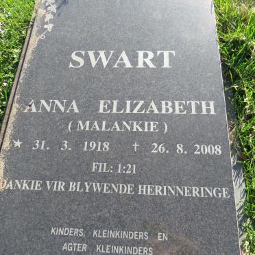 SWART Anna Elizabeth 1918-2008
