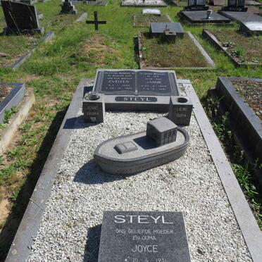 STEYL Jannie 1905-1981 &amp; Eveleen 1908-1974 :: STEYL John Henry 1932-1985 :: STEYL Joyce 1931-2002