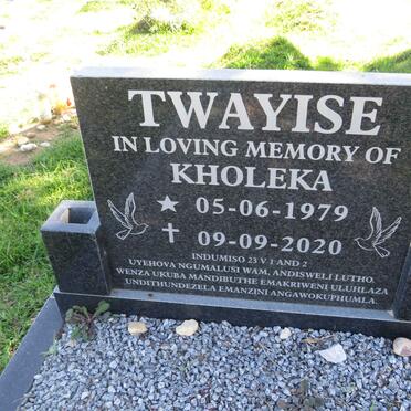 TWAYISE Kholeka 1979-2020