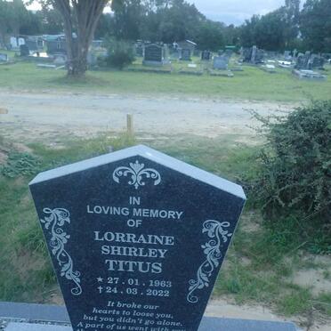 TITUS Lorraine Shirley 1963-2022