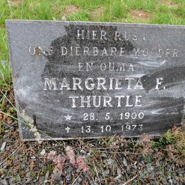 THURTLE Margrieta F. 1900-1973