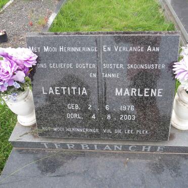 TERBLANCHE Laetitia Marlene 1976-2003