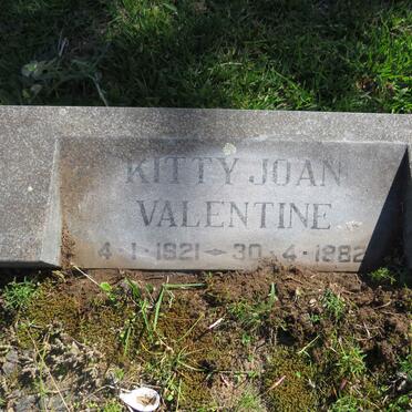 VALENTINE Kitty Joan 1921-1982