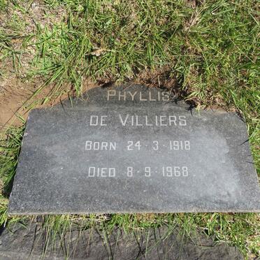 VILLIERS Phyllis, de 1918-1968