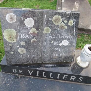VILLIERS Frans Bastiaan, de 1931-1994