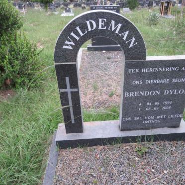 WILDEMAN Brendon Dylon 1994-2008