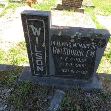 WILSON Gwendoline E.M. 1932-1986