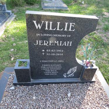 WILLIE Jeremiah 1951-2014