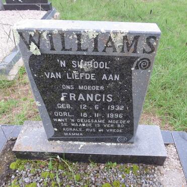 WILLIAMS Francis 1932-1996