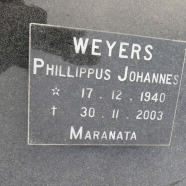 WEYERS Phillippus Johannes 1940-2003 :: WEYERS Frances 1959-1980 _3