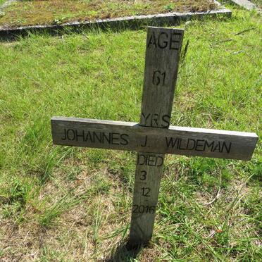 WILDEMAN Johannes J. -2016