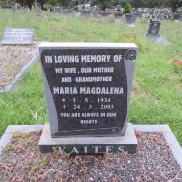 WAITES Maria Magdalena 1934-2003