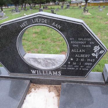 WILLIAMS Allan Albert 1945-1989