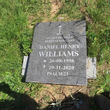 WILLIAMS Daniel Henry 1956-2020