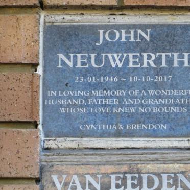NEUWERTH John 1946-2017