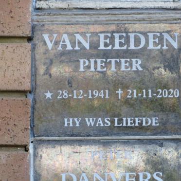 EEDEN Pieter, van 1941-2020