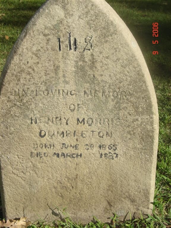 DUMBLETON Henry Morris 1865-1937