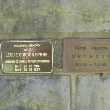 BYRNE Leslie Gordon 1914-1997 :: SEYMOUR Frank Johnston 1908-1991