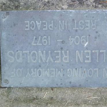 REYNOLDS Ellen 1904-1977