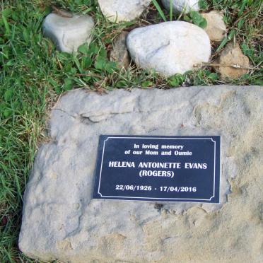 EVANS Helena Antoinette 1926-2016