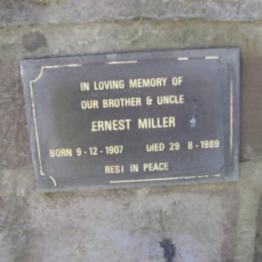 MILLER Ernest 1907-1989