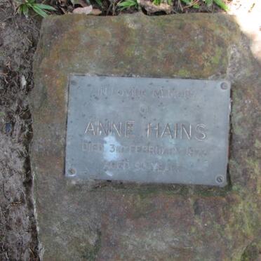 HAINS Anne -1973