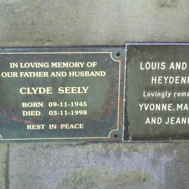 SEELY Clyde 1945-1998 :: HEYDENRYCH Louis &amp; Violet