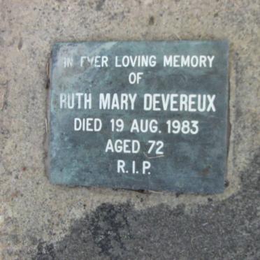 DEVEREUX Ruth Mary -1983