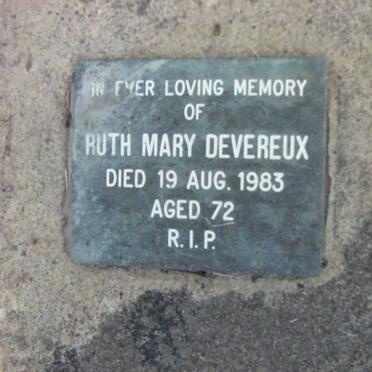 DEVEREUX Ruth Mary -1983