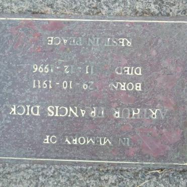 DICK Arthur Francis 1911-1996