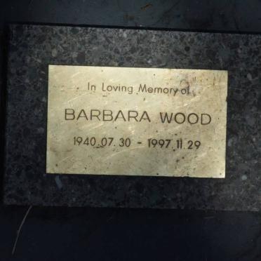 WOOD Barbara 1940-1997