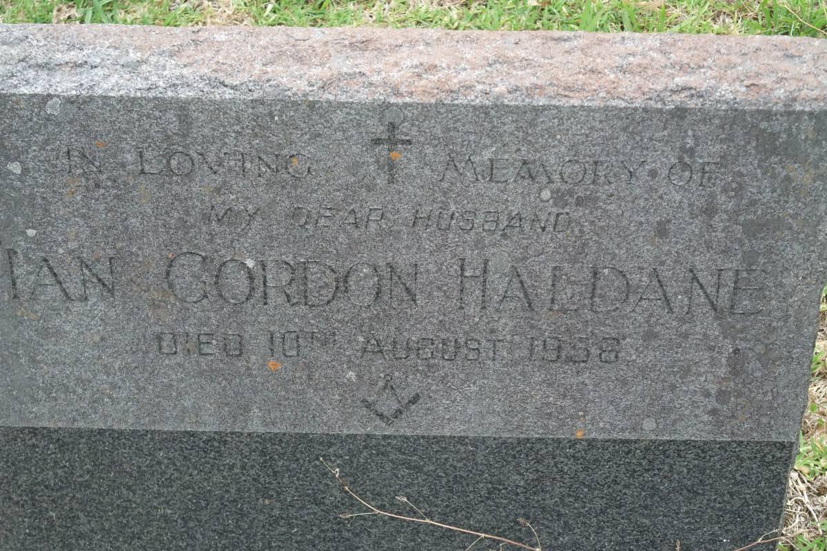 HALDANE Ian Gordon  -1956
