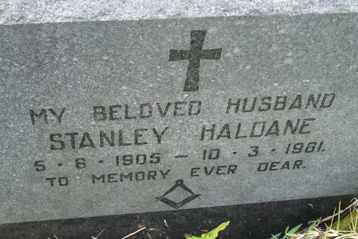 HALDANE Stanley 1905-1961