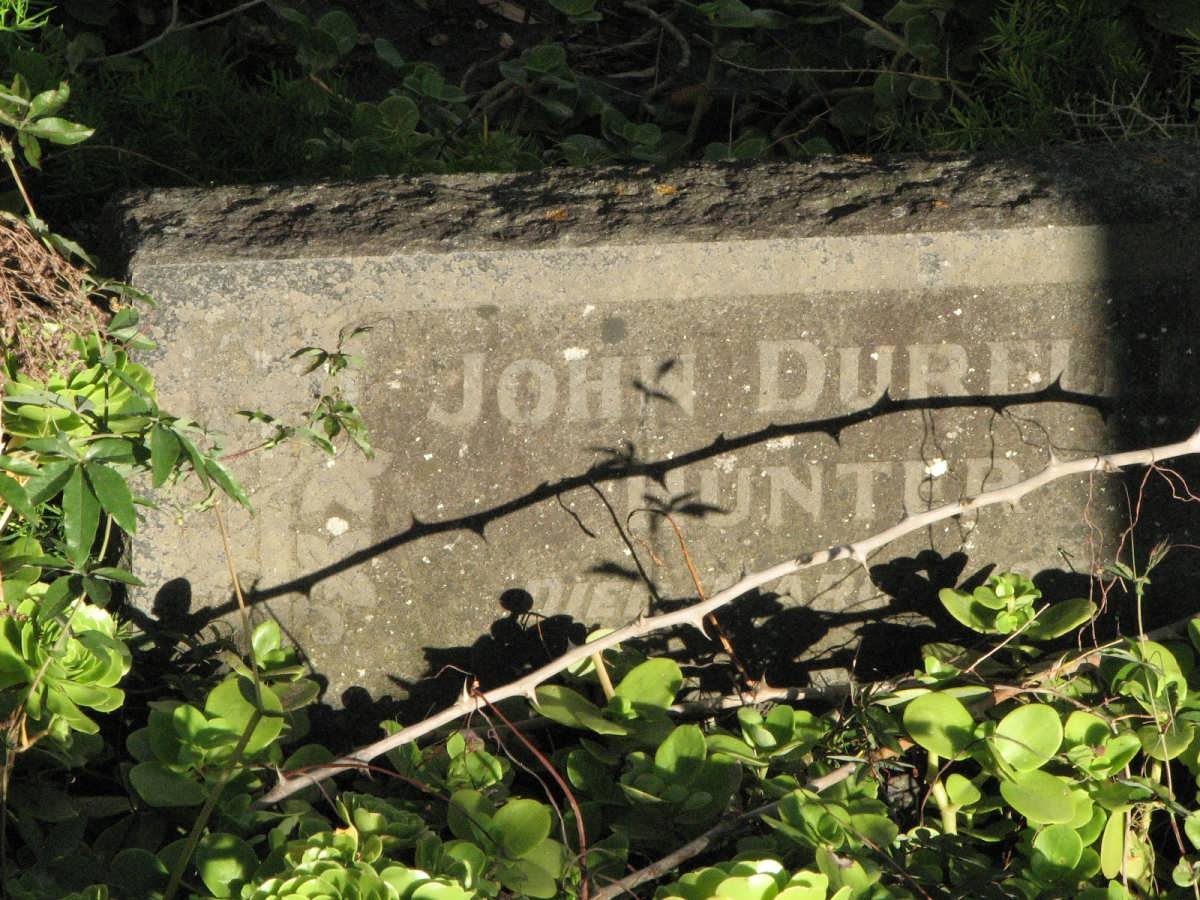 HUNTER John Durrell