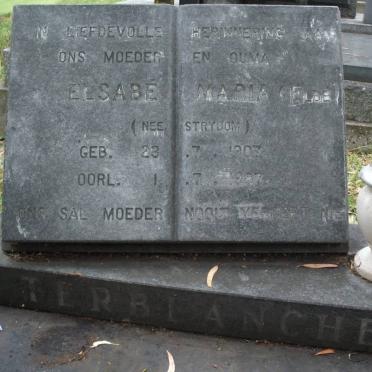 TERBLANCHE Elsabe Maria nee STRYDOM 1907-1987