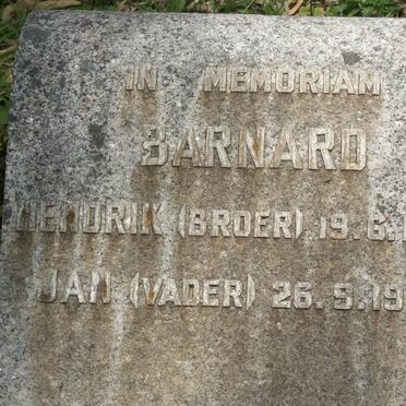 BARNARD Hendrik 1936 :: BARNARD Jan 1939