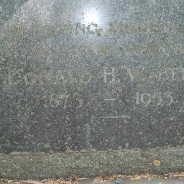 BENN Donald H.W. 1873-1953