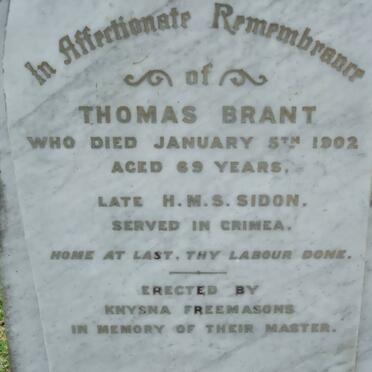 BRANT Thomas -1902