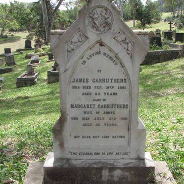 CARRUTHERS James -1891 &amp; Margaret -1901