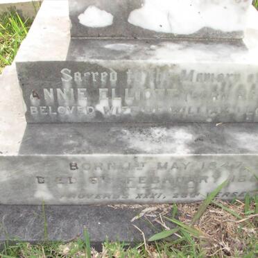 ELLIOTT Annie nee REED 1847-1889