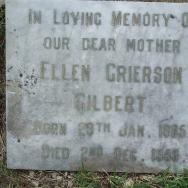 GILBERT Ellen Grierson 1885-1959
