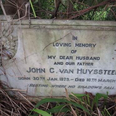 HUYSSTEEN John C., van 1879-1947